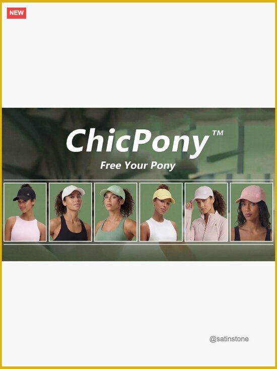 Cooling UV 50 High Ponytail Baseball Cap - Lightweight Water Resistant Packable